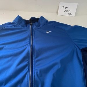 Nike Blue Running Full Zip Packable Jacket Men’s Sz Med.,Dad!, Fathers Day!
